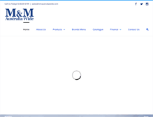 Tablet Screenshot of mmaustraliawide.com